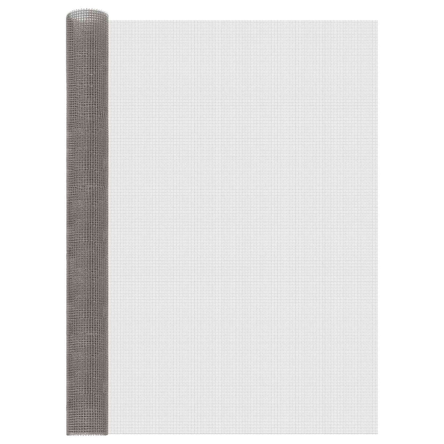vidaXL Πλέγμα Οθόνης 120 x 500 cm 3 Mesh Ανοξείδωτο Ατσάλι 201 Ασημί