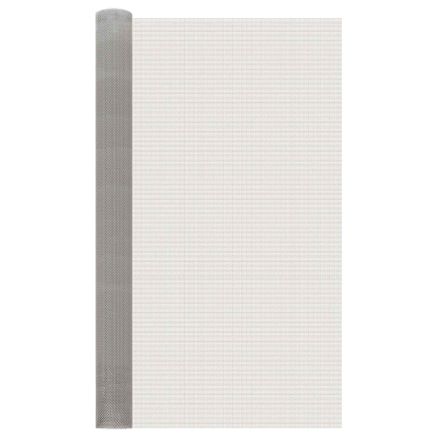 vidaXL Πλέγμα Οθόνης 120 x 200 cm 6 Mesh Ανοξείδωτο Ατσάλι 201 Ασημί