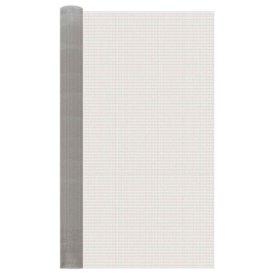 vidaXL Πλέγμα Οθόνης 120 x 500 cm 6 Mesh Ανοξείδωτο Ατσάλι 201 Ασημί