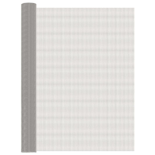 vidaXL Πλέγμα Οθόνης 100 x 500 cm 8 Mesh Ανοξείδωτο Ατσάλι 201 Ασημί
