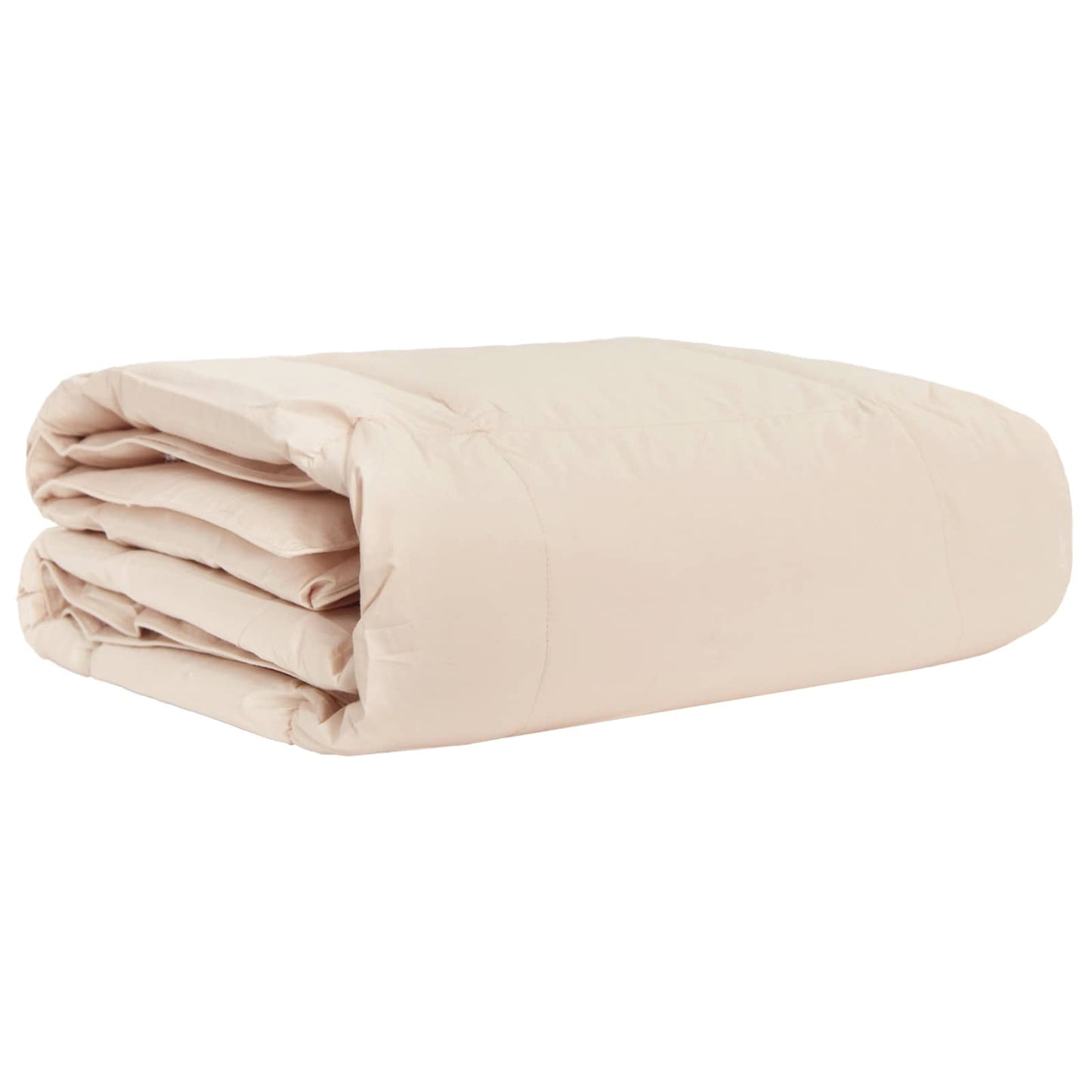 vidaXL Καλοκαιρινό Παπλωματοθήκη Μπεζ 140 x 220 cm 100% Φυσικός Καπόκ