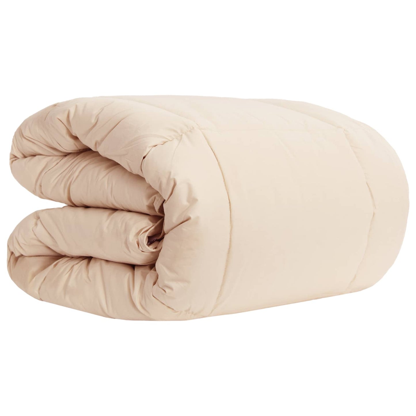 vidaXL Καλοκαιρινό Παπλωματοθήκη Μπεζ 200 x 220 cm 100% Φυσικός Καπόκ