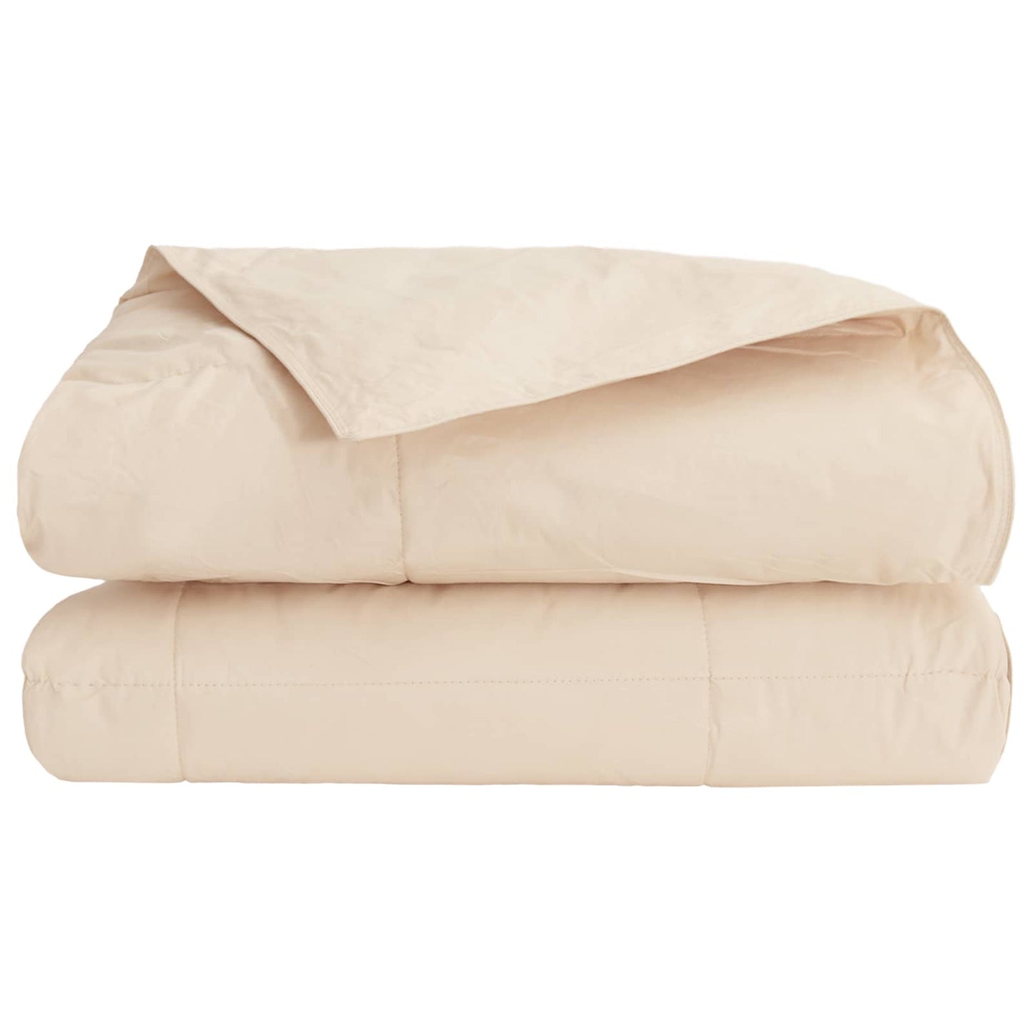 vidaXL Καλοκαιρινό Παπλωματοθήκη Μπεζ 200 x 220 cm 100% Φυσικός Καπόκ