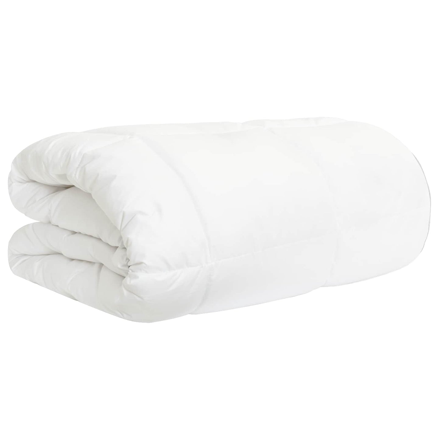 vidaXL Καλοκαιρινό Παπλωματοθήκη Λευκό 200 x 220 cm Μπαμπού