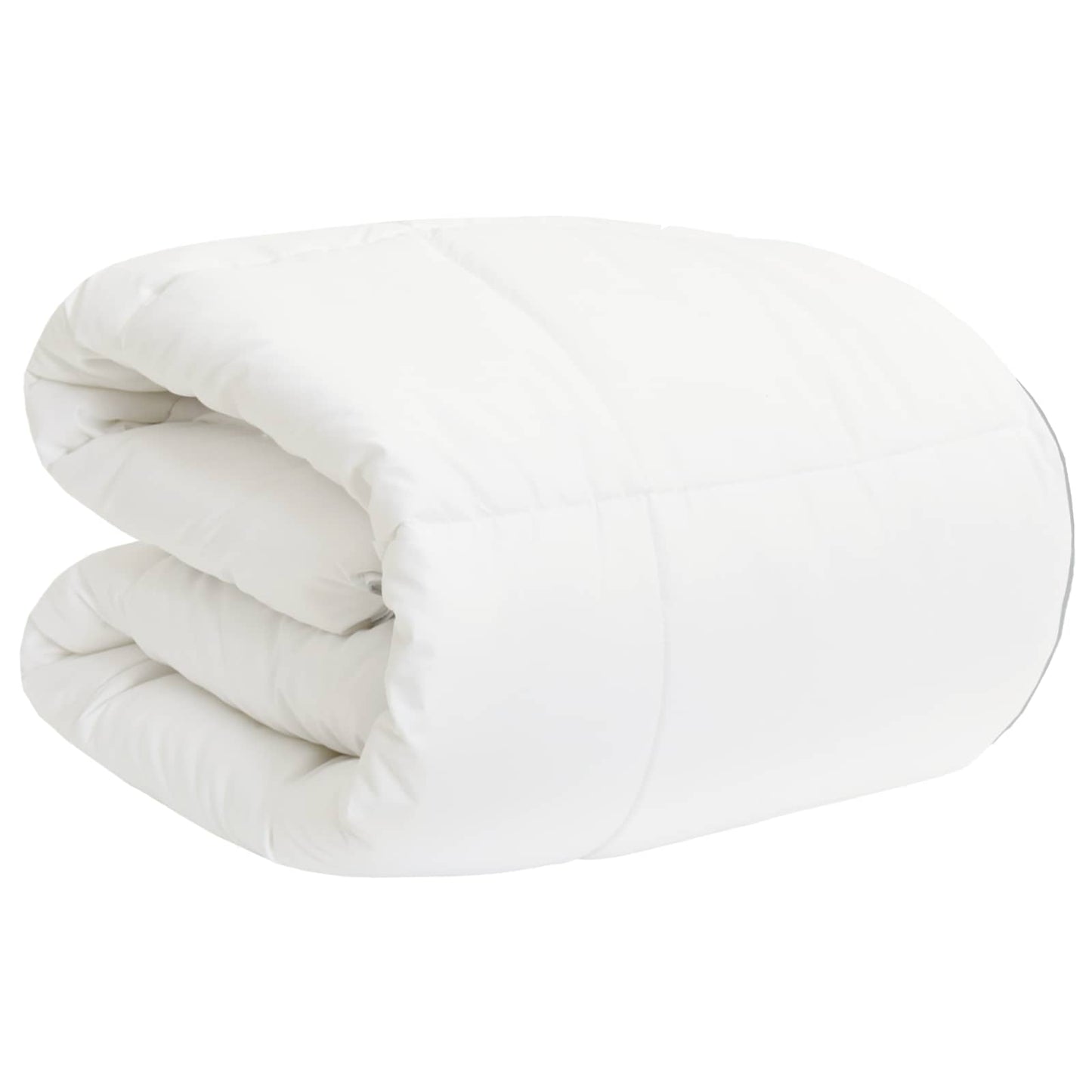 vidaXL Χειμερινό Παπλωματοθήκη Λευκό 200 x 220 cm Μπαμπού