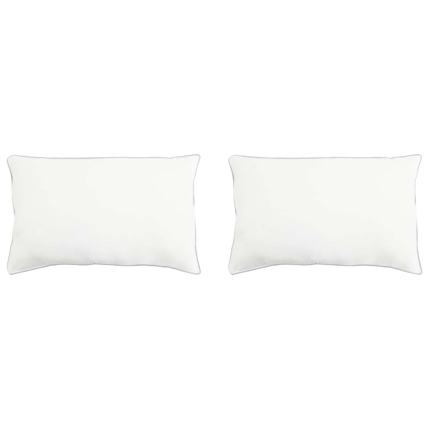 vidaXL Μαξιλάρι 2 τμχ. 50 x 70 cm Ίνες μπαμπού Λευκό