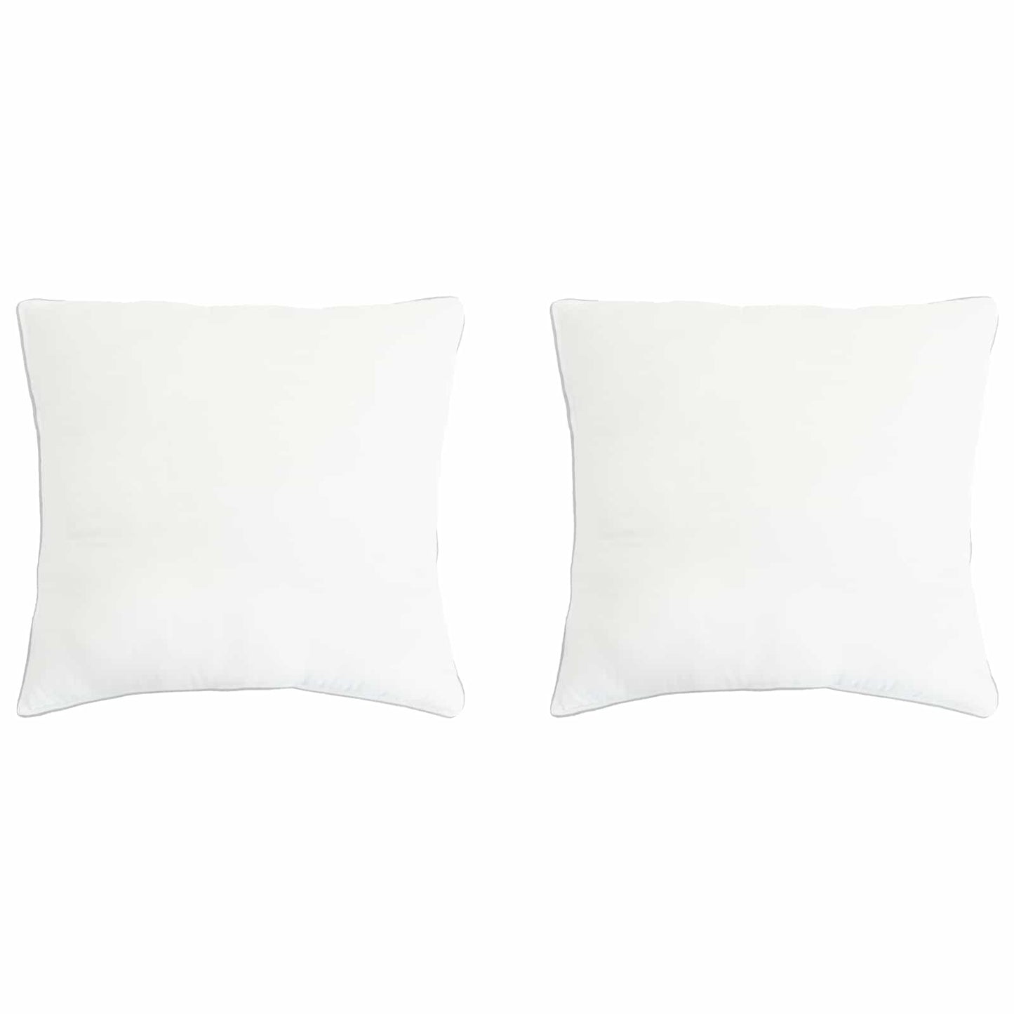 vidaXL Μαξιλάρι 2 τμχ. 80 x 80 cm Ίνες μπαμπού Λευκό
