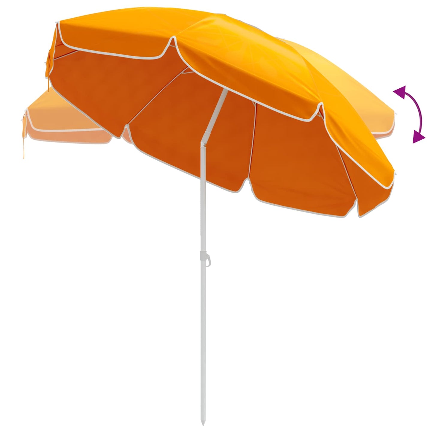 vidaXL Ομπρέλα Κήπου 160 cm 170T πολυεστέρας Πορτοκαλί