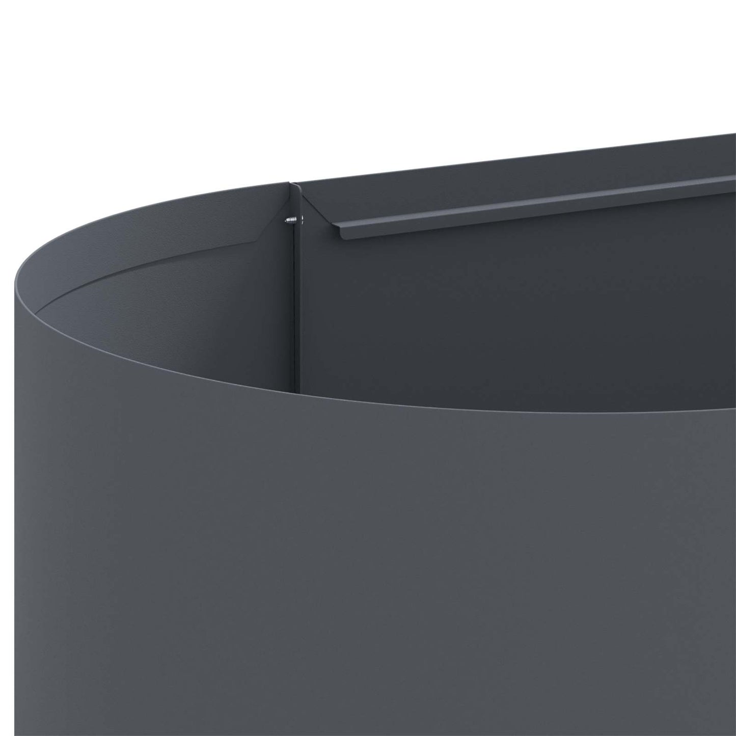 vidaXL Υψωμένο Κρεβάτι Κήπου Ανθρακί 120 x 40 x 40 εκ