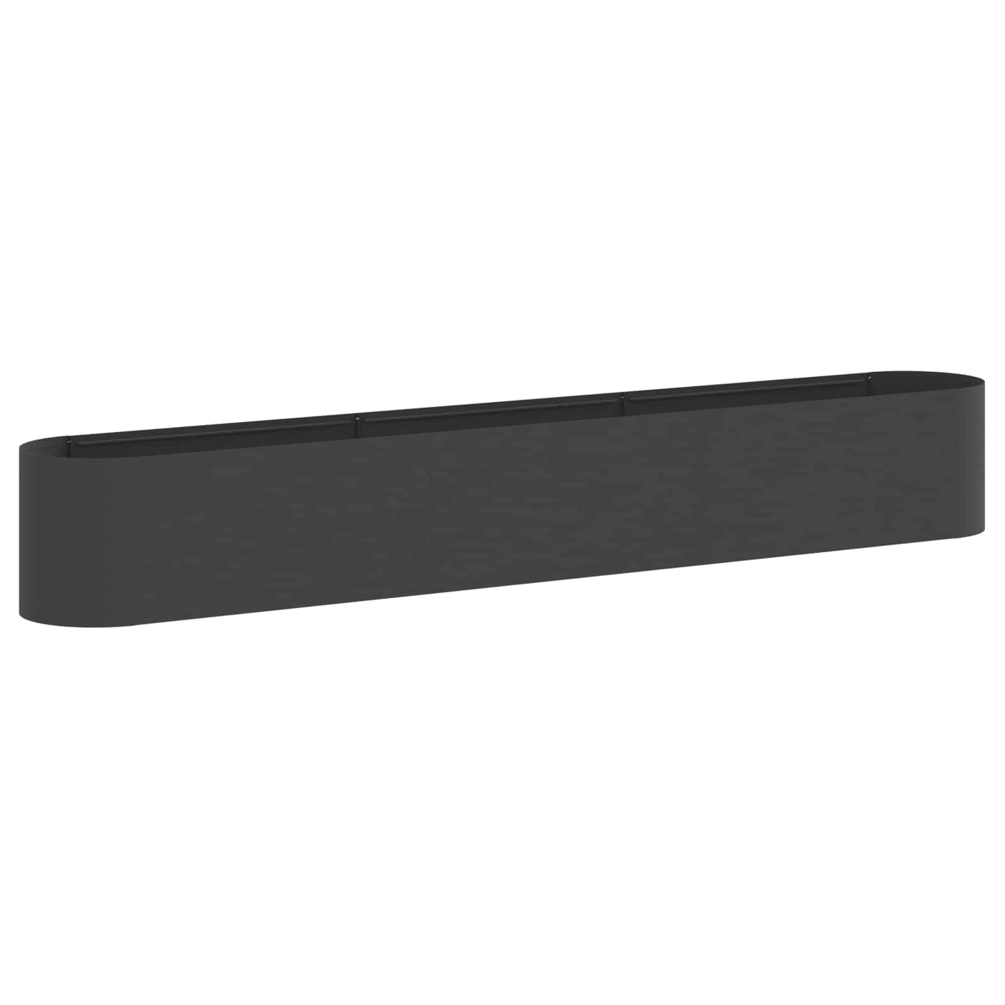 vidaXL Υψωμένο Κρεβάτι Κήπου Μαύρο 280 x 40 x 40 εκ