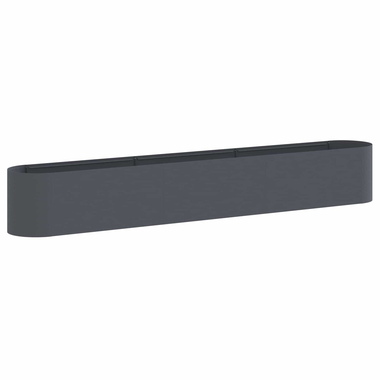 vidaXL Υψωμένο Κρεβάτι Κήπου Ανθρακί 280 x 40 x 40 εκ.