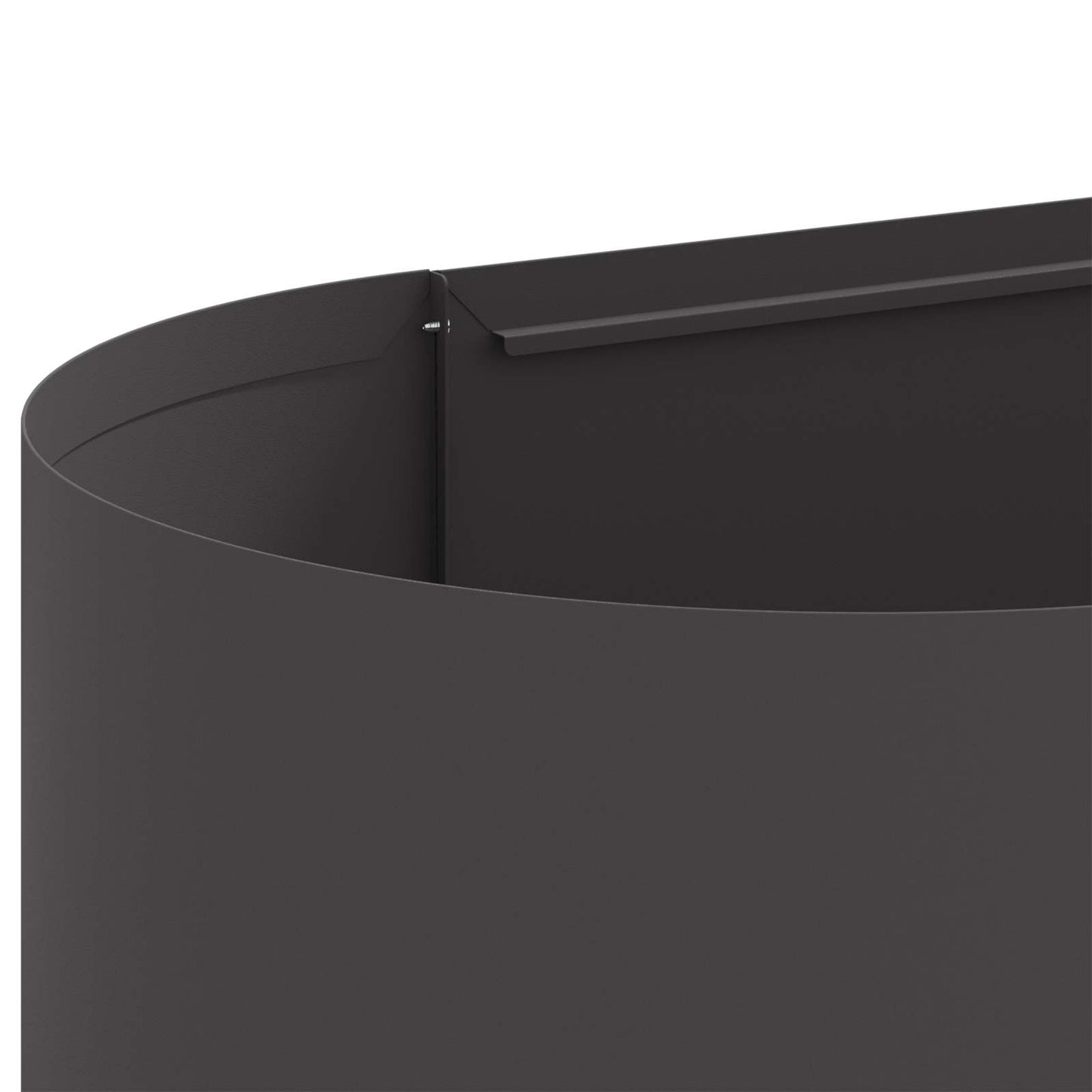 vidaXL Υψωμένο Κρεβάτι Κήπου Μαύρο 360 x 40 x 40 εκ.
