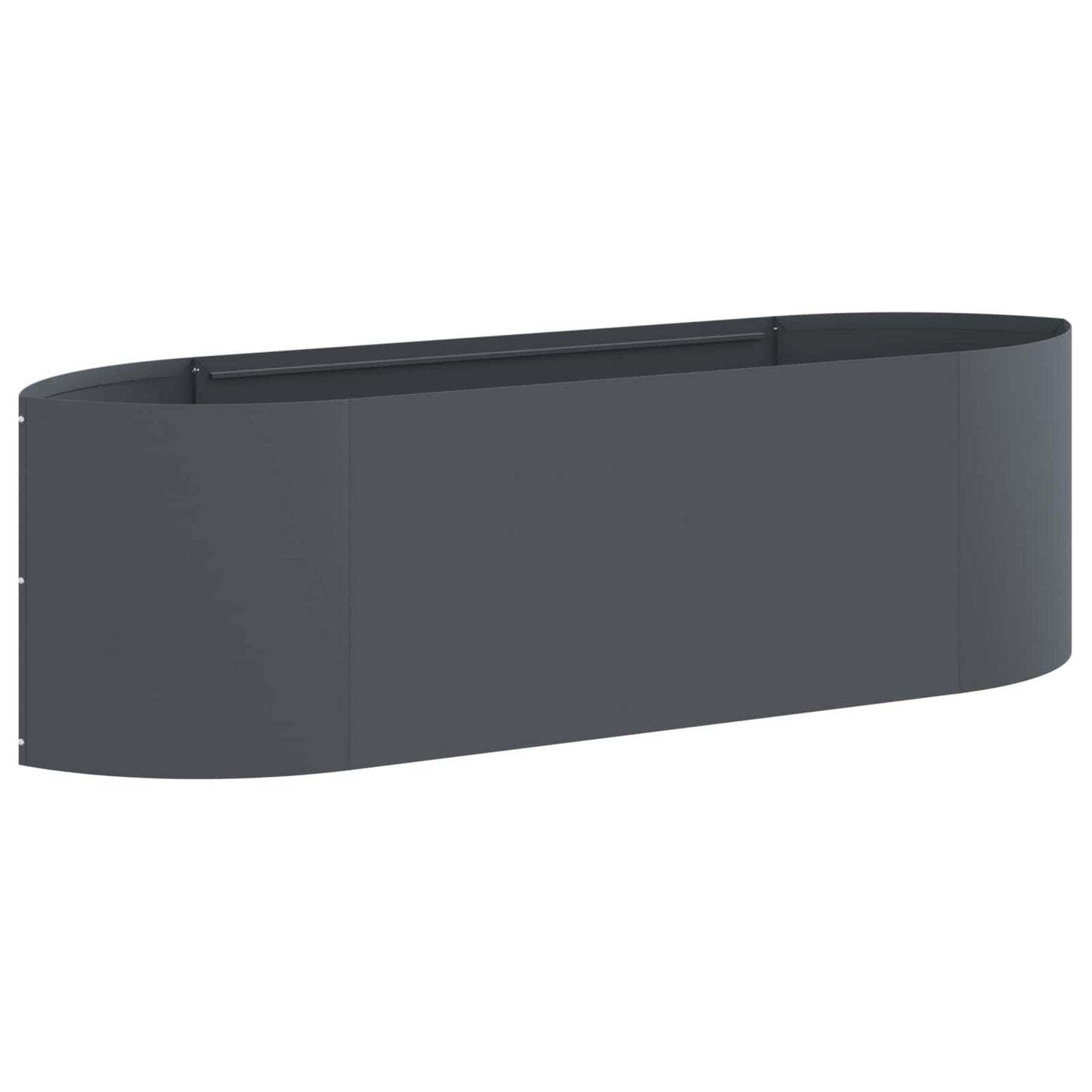 vidaXL Υψωμένο Κρεβάτι Κήπου Ανθρακί 140 x 40 x 40 εκ Ατσάλι