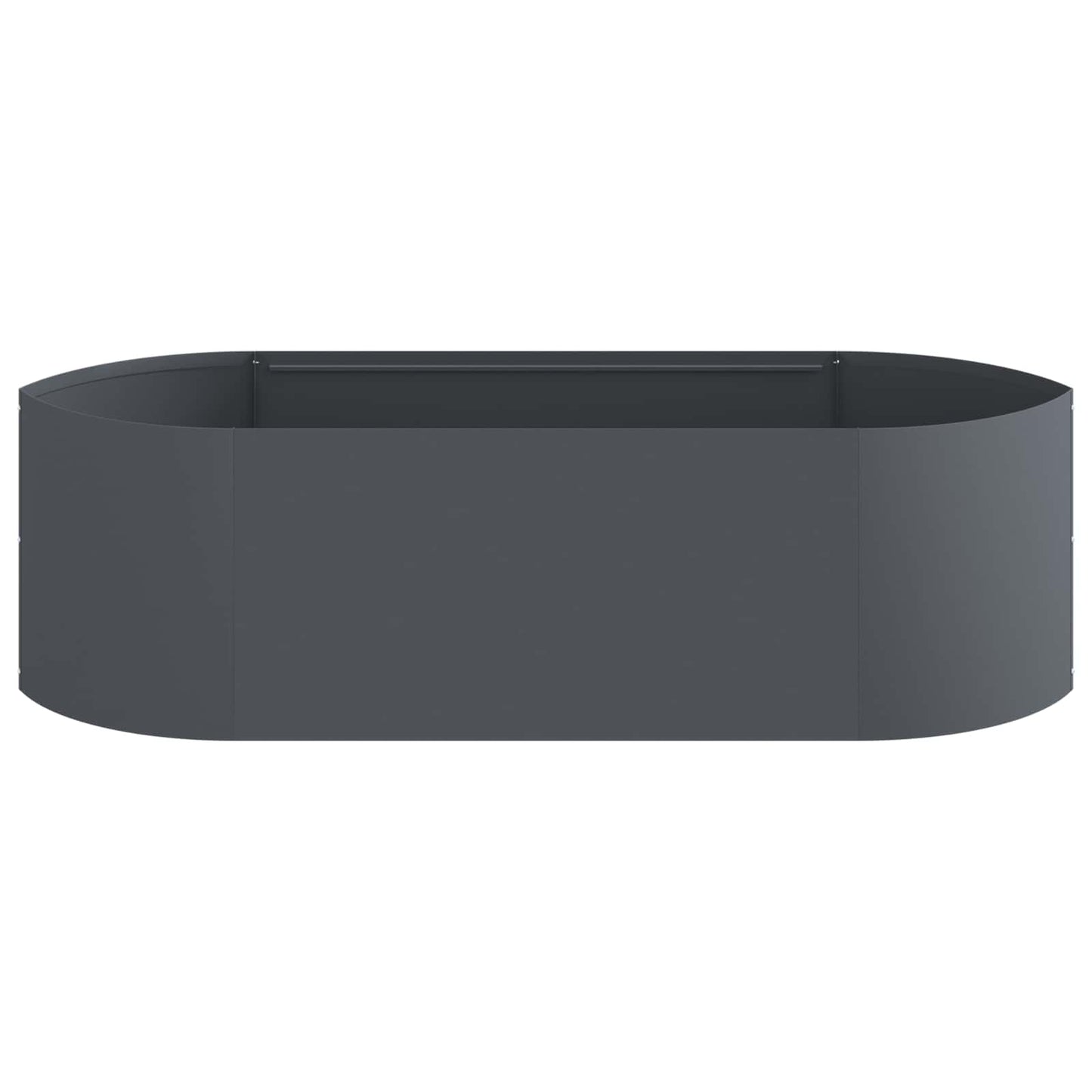vidaXL Υψωμένο Κρεβάτι Κήπου Ανθρακί 140 x 40 x 40 εκ Ατσάλι