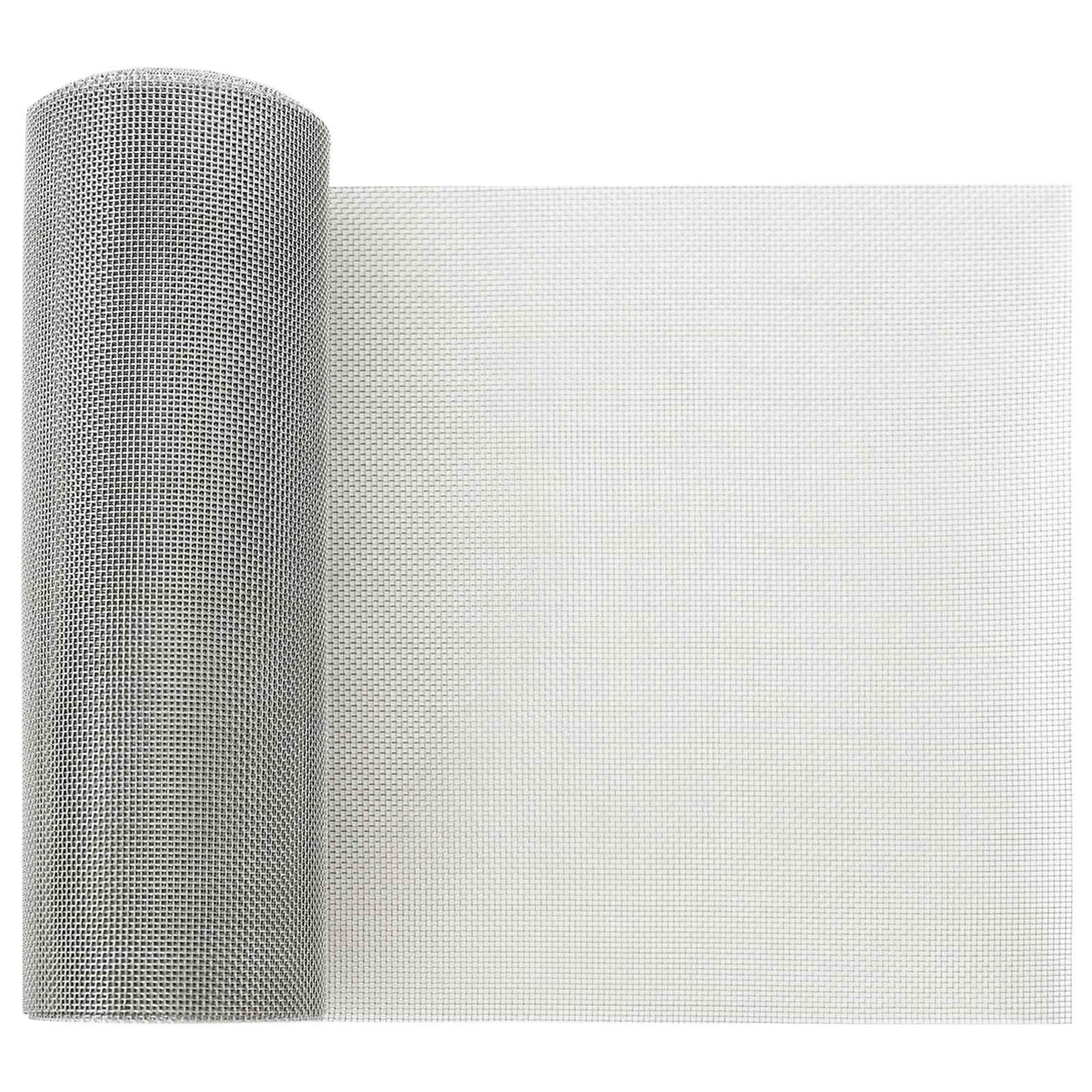 vidaXL Πλέγμα Οθόνης 20 x 2000 εκ 20 Mesh Ανοξείδωτο Ατσάλι 201 Ασημί