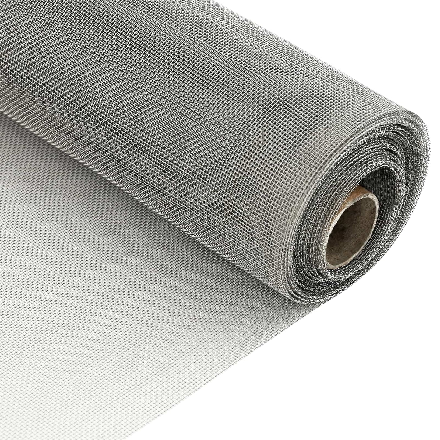 vidaXL Πλέγμα Οθόνης 40 x 500 εκ 20 Mesh Ανοξείδωτο Ατσάλι 201 Ασημί