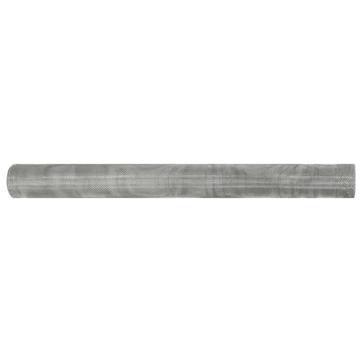 vidaXL Πλέγμα Οθόνης 60 x 500 cm 20 Mesh Ανοξείδωτο Ατσάλι 201 Ασημί
