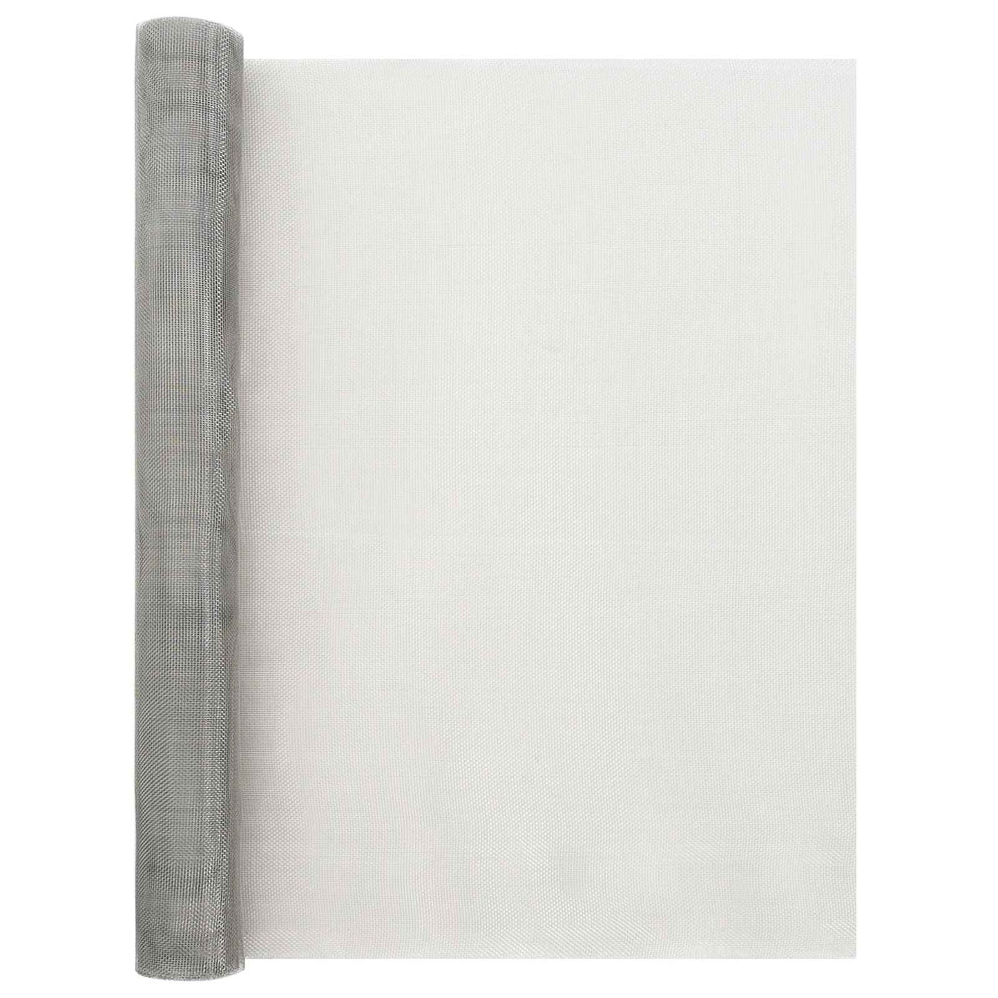 vidaXL Πλέγμα Οθόνης 60 x 1000 cm 20 Mesh Ανοξείδωτο Ατσάλι 201 Ασημί