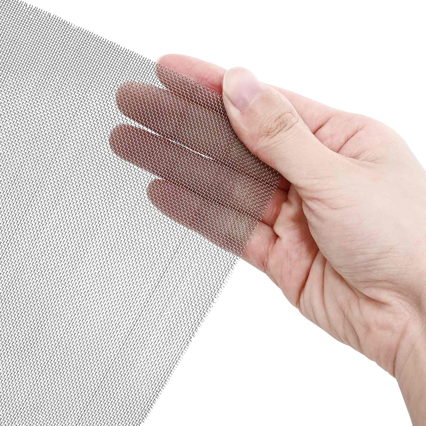vidaXL Πλέγμα Οθόνης 100 x 2000 cm 30 Mesh Ανοξείδωτο Ατσάλι 201 Ασημί