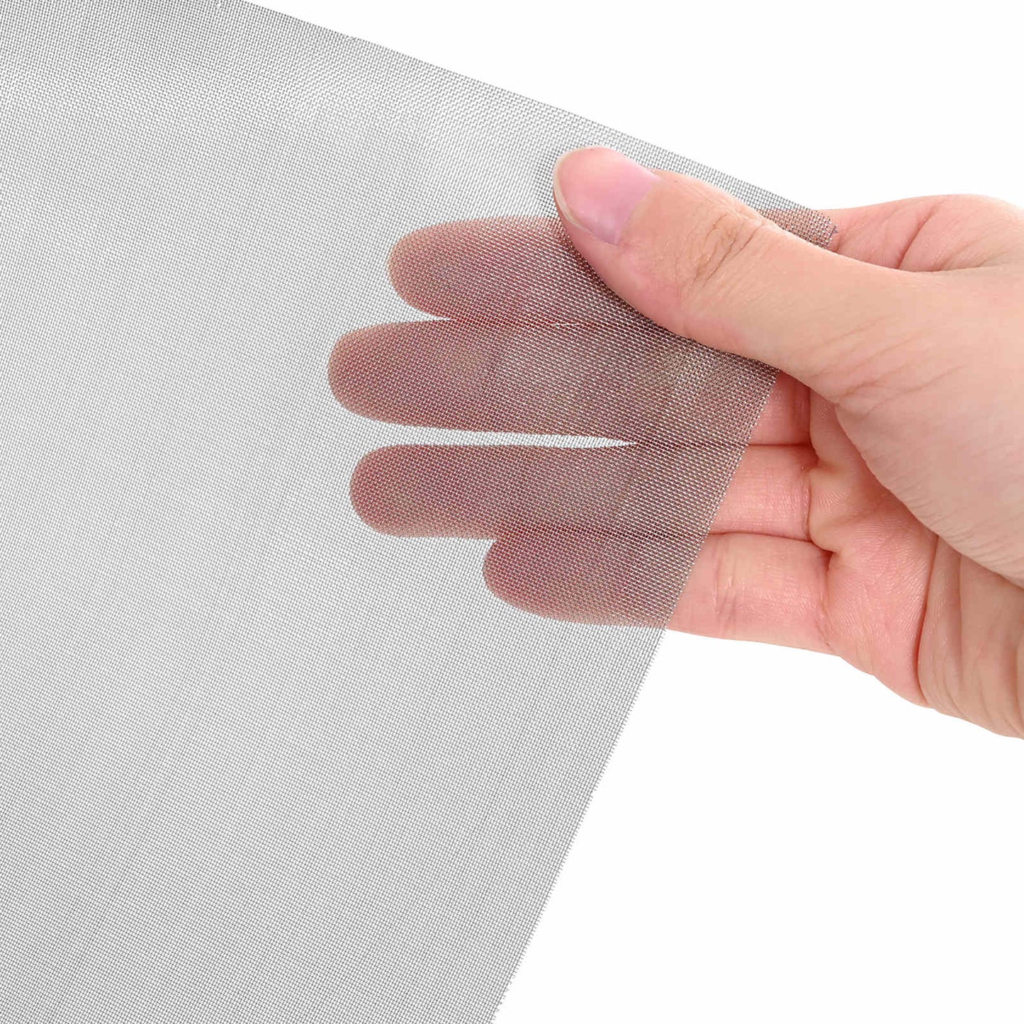 vidaXL Πλέγμα Οθόνης 80 x 1000 cm 60 Mesh Ανοξείδωτο Ατσάλι 201 Ασημί