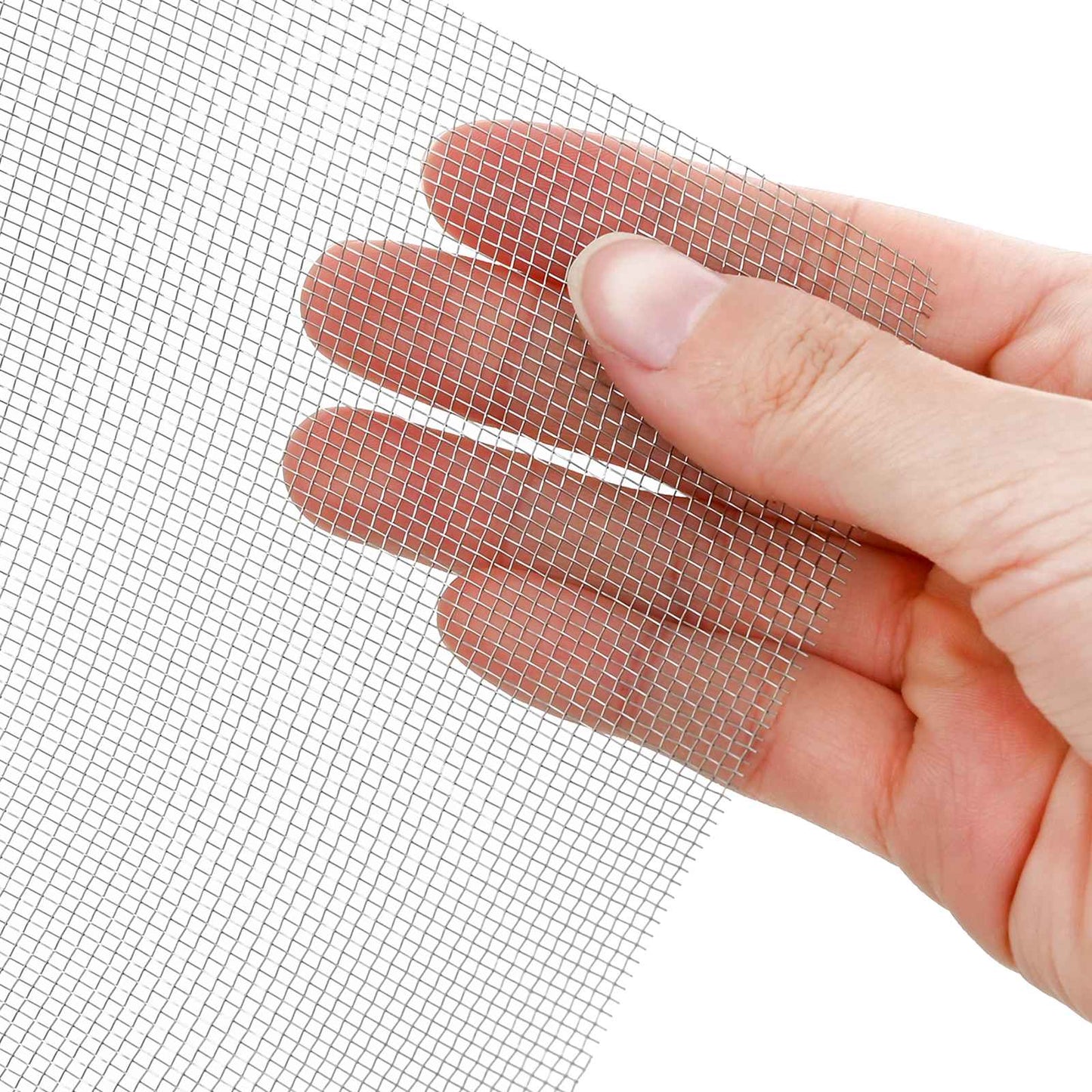 vidaXL Πλέγμα Οθόνης 80 x 1000 cm 18 mesh Ανοξείδωτο Ατσάλι 304 Ασημί