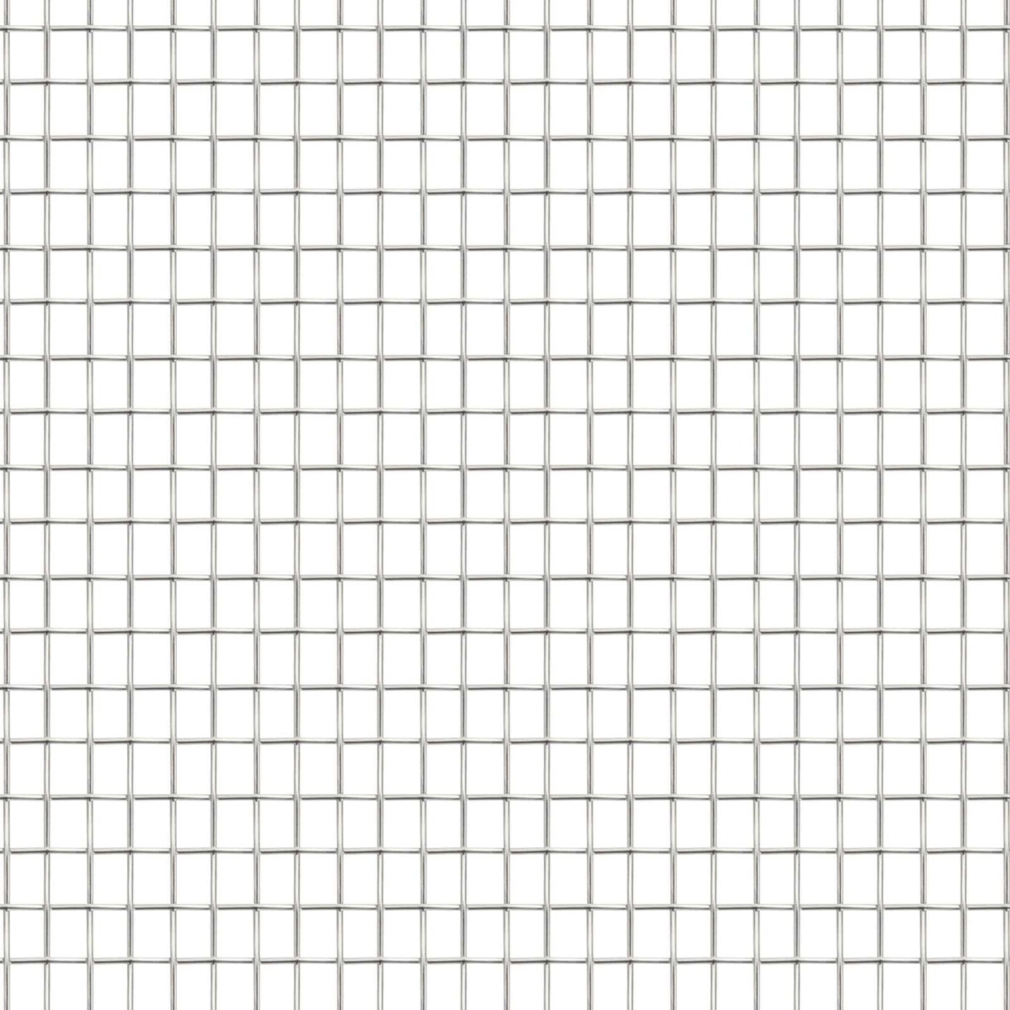 vidaXL Πλέγμα Οθόνης 80 x 1000 cm 18 mesh Ανοξείδωτο Ατσάλι 304 Ασημί