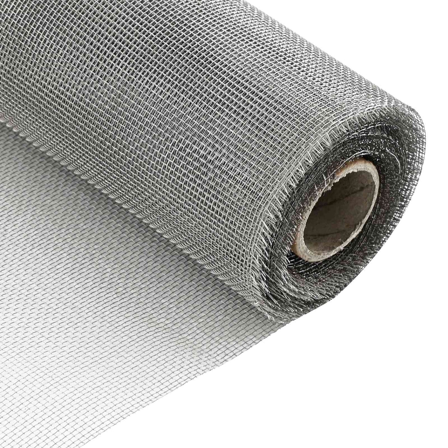 vidaXL Πλέγμα Οθόνης 120 x 2000 εκ 18 mesh Ανοξείδωτο Ατσάλι 304 Ασημί