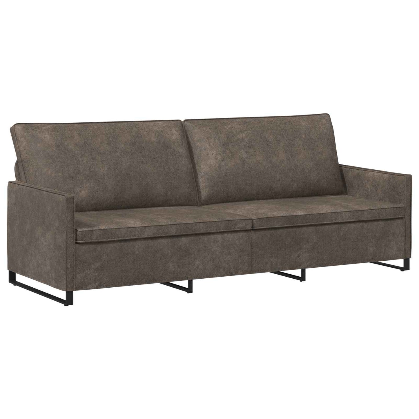 vidaXL Καθιστικό 3 ατόμων Σκούρο Γκρι 220 x 81 x 82 εκ.