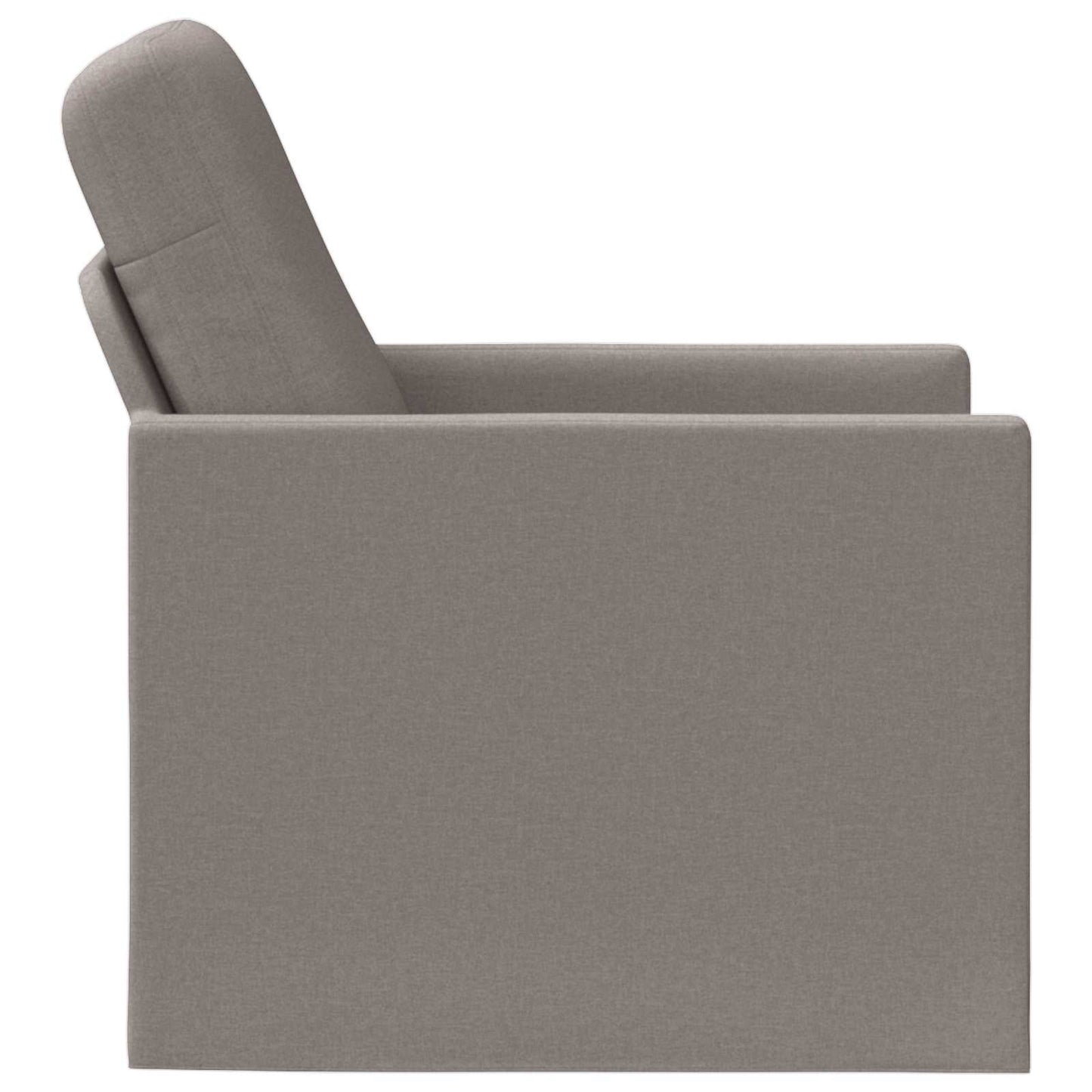 vidaXL Πολυθρόνα Taupe 70 x 81 x 82 εκ. Ύφασμα