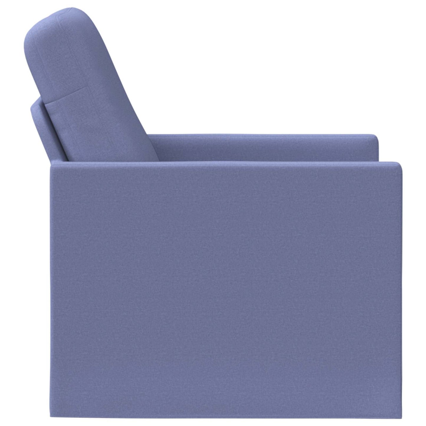 vidaXL Πολυθρόνα Μπλε τζην 70 x 81 x 82 εκ. Ύφασμα
