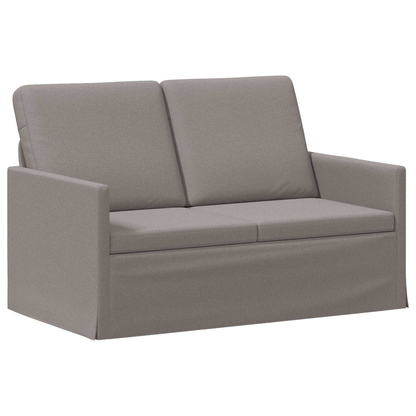 vidaXL Καναπές 2 ατόμων Taupe 130 x 81 x 82 εκ. Ύφασμα