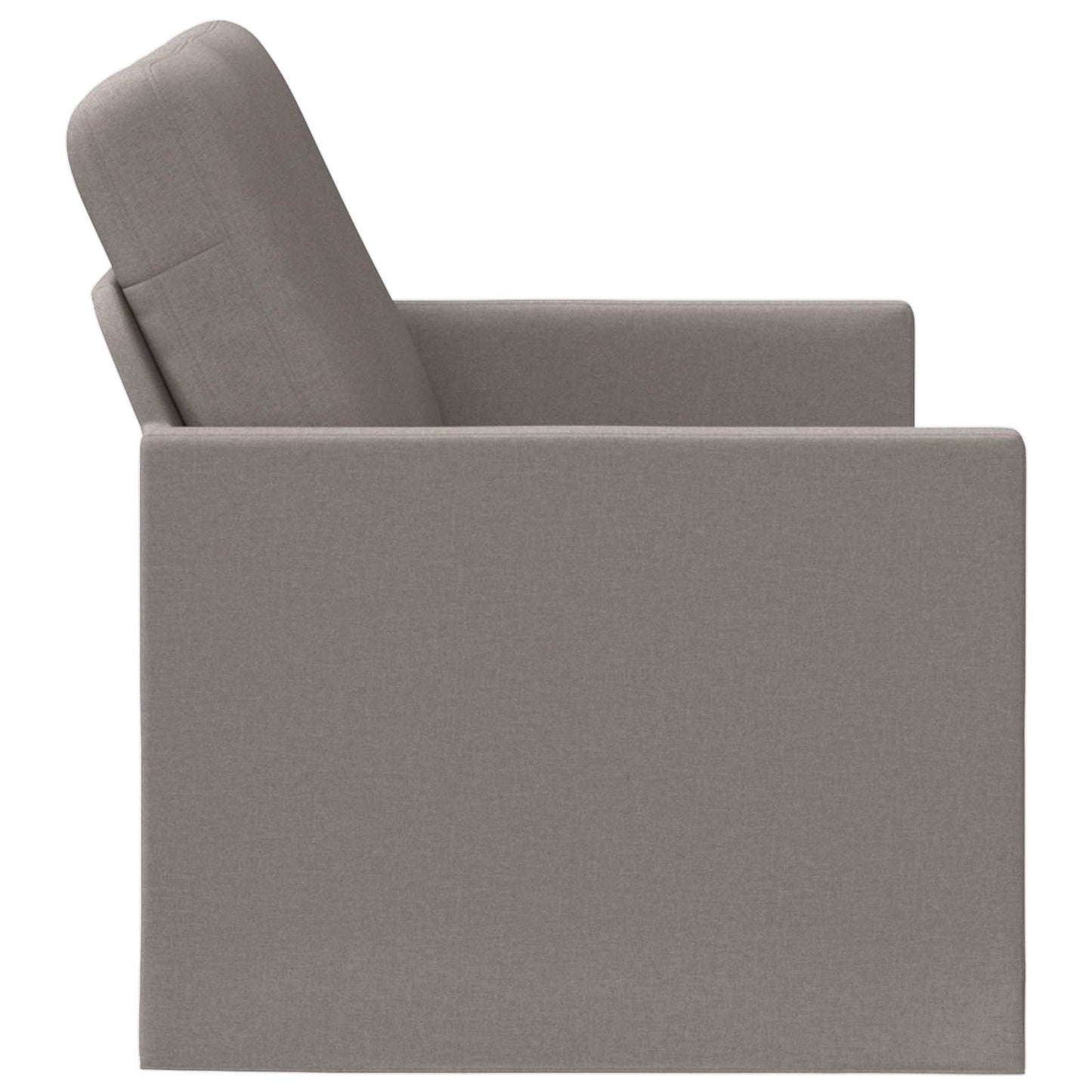 vidaXL Καναπές 2 ατόμων Taupe 130 x 81 x 82 εκ. Ύφασμα
