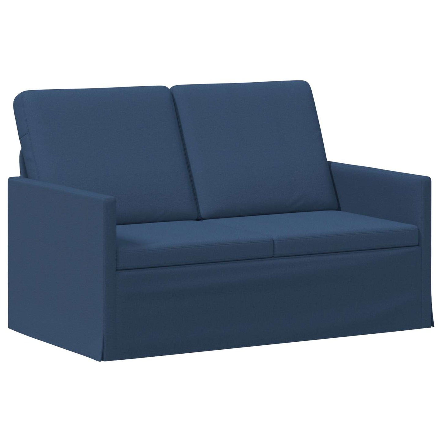vidaXL Καναπές 2 ατόμων Μπλε 130 x 81 x 82 εκ. Ύφασμα