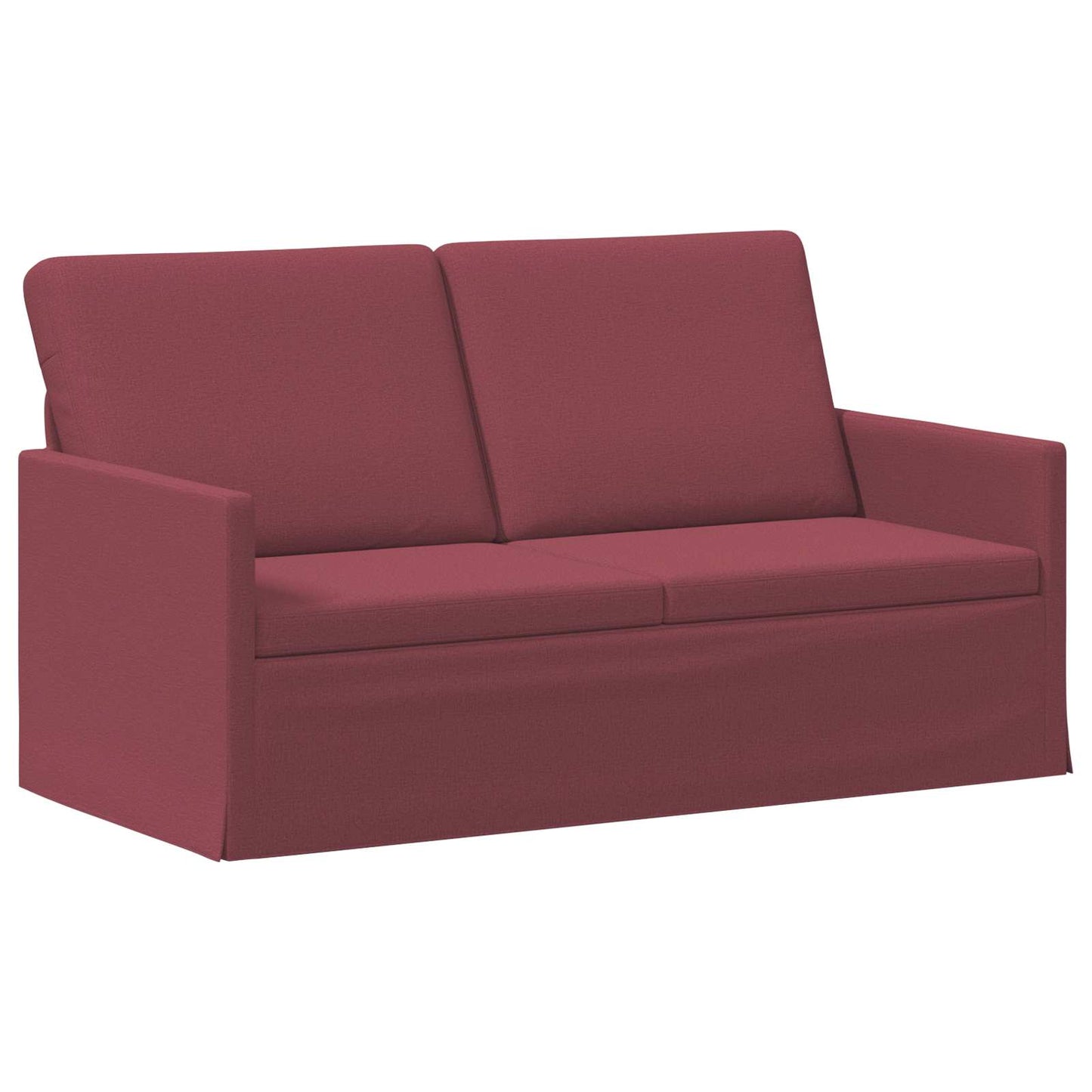 vidaXL Καναπές 2 ατόμων Κόκκινο 150 x 81 x 82 εκ. Ύφασμα