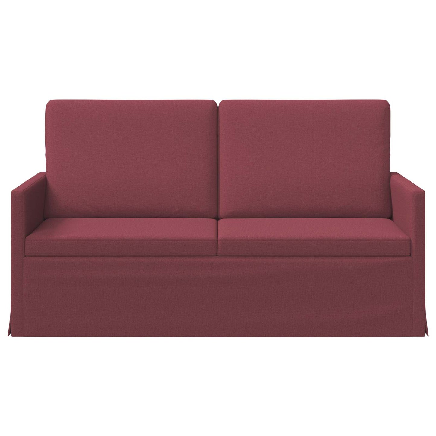 vidaXL Καναπές 2 ατόμων Κόκκινο 150 x 81 x 82 εκ. Ύφασμα