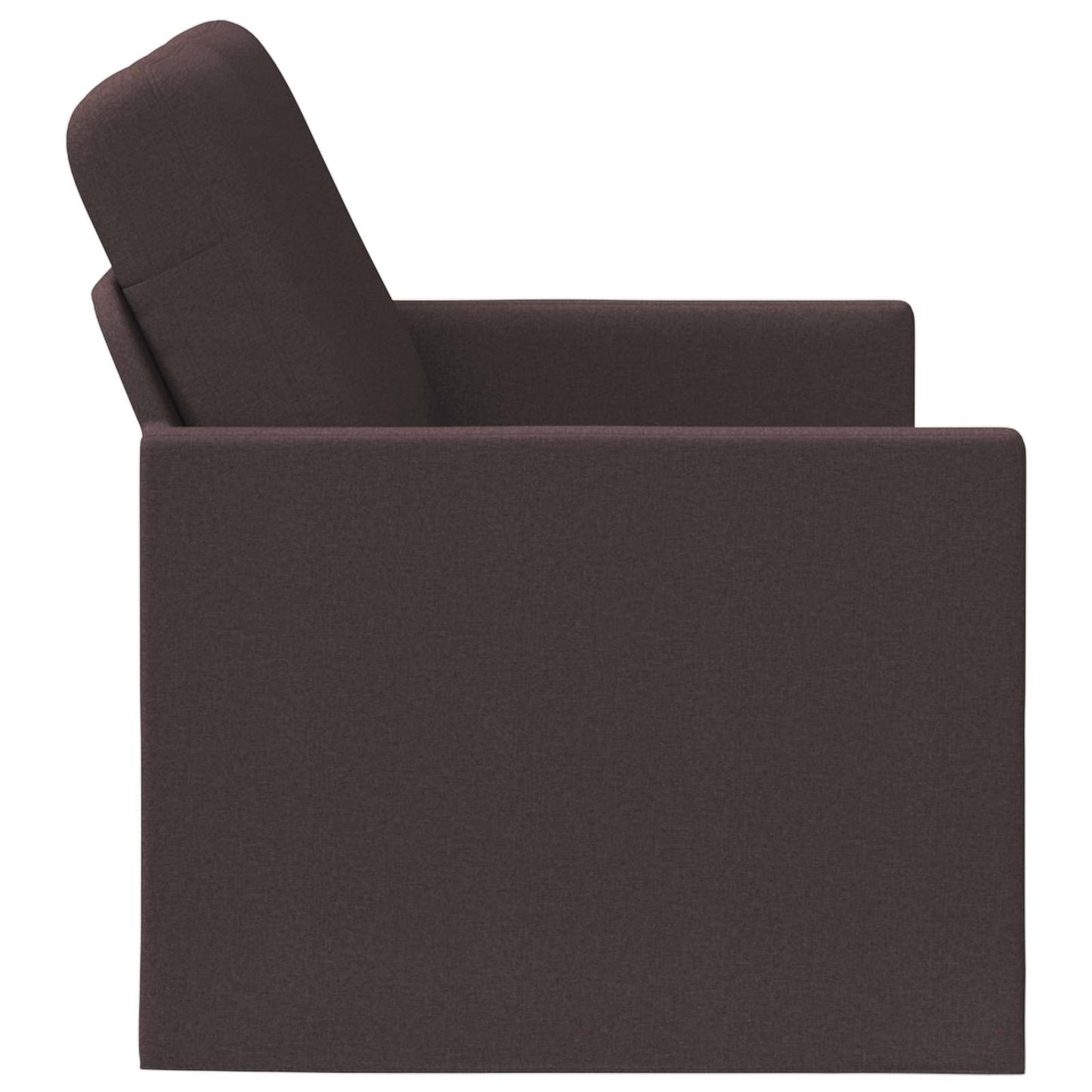 vidaXL Καναπές 2 ατόμων Σκούρο Καφέ 150 x 81 x 82 εκ. Ύφασμα