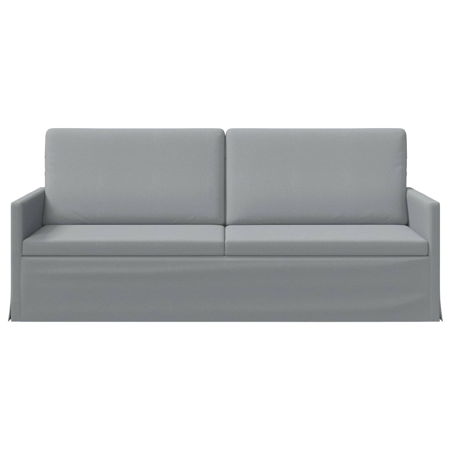 vidaXL Καθιστικό 3 ατόμων Ανοιχτό γκρι 190 x 81 x 82 εκ. Ύφασμα