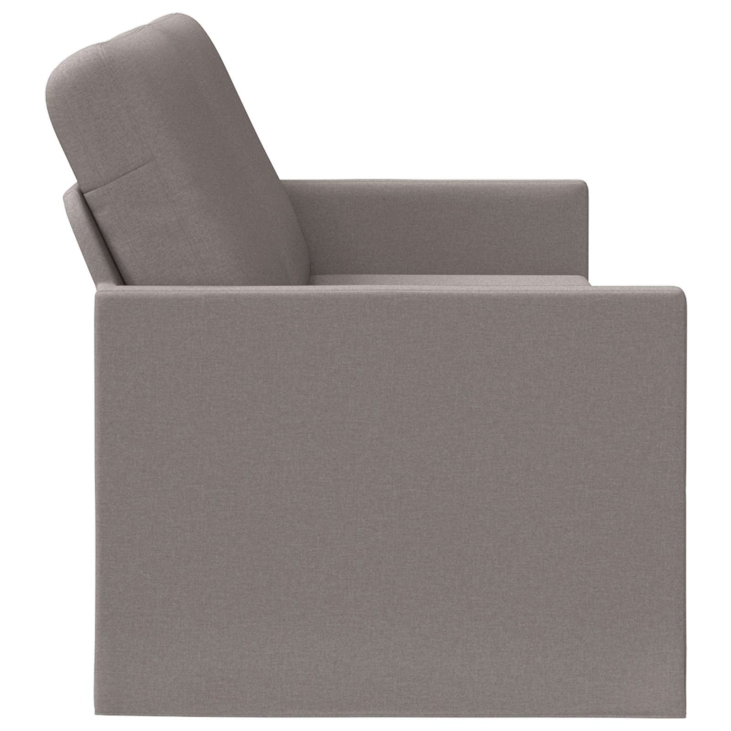 vidaXL Καθιστικό 3 ατόμων Taupe 190 x 81 x 82 εκ. Ύφασμα
