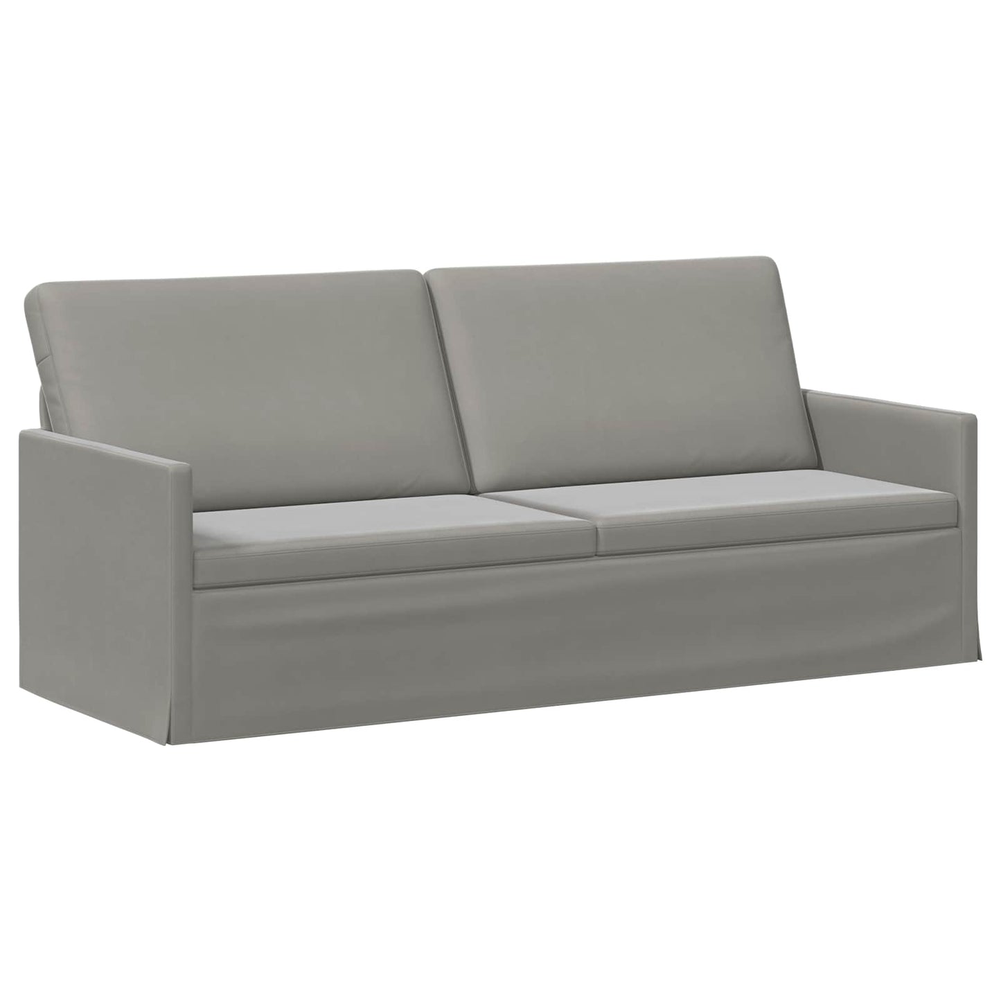 vidaXL Καθιστικό 3 ατόμων Ανοιχτό γκρι 190 x 81 x 82 εκ. Βελούδο