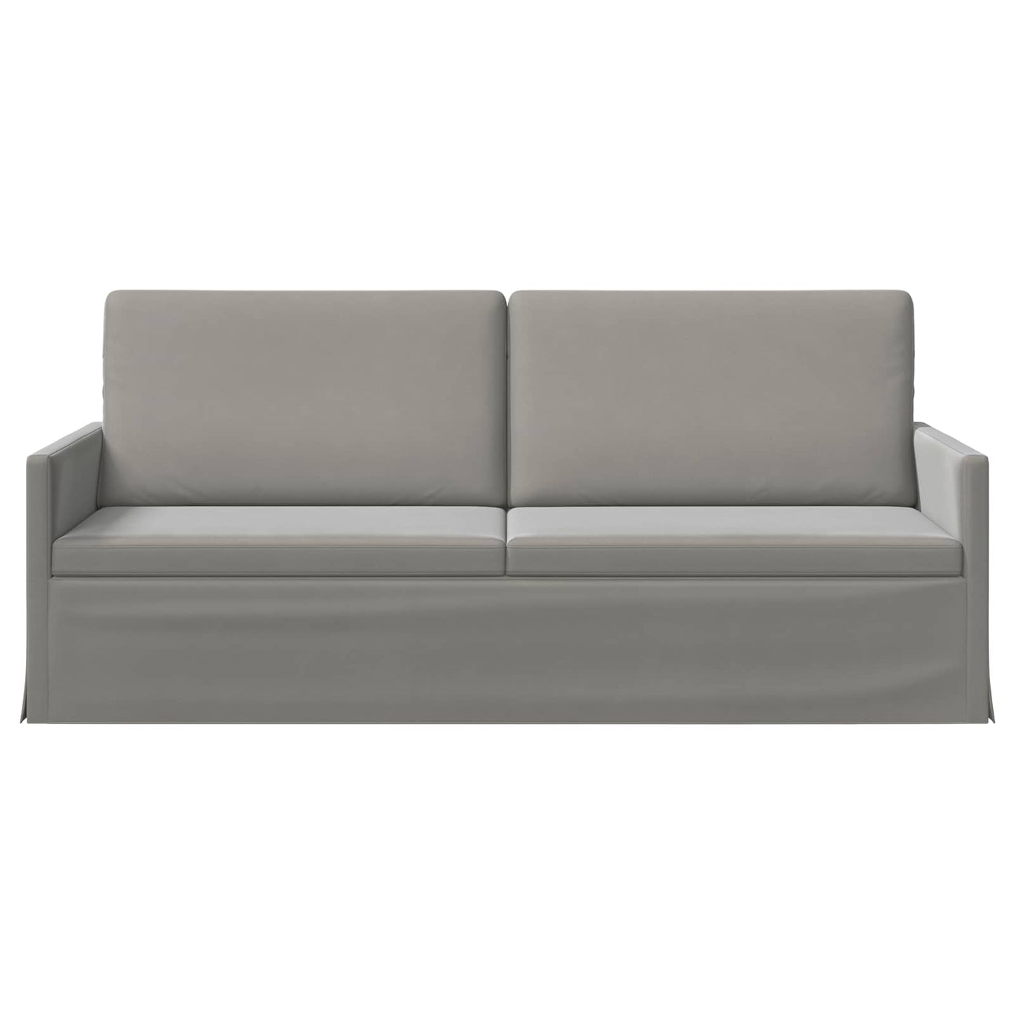 vidaXL Καθιστικό 3 ατόμων Ανοιχτό γκρι 190 x 81 x 82 εκ. Βελούδο