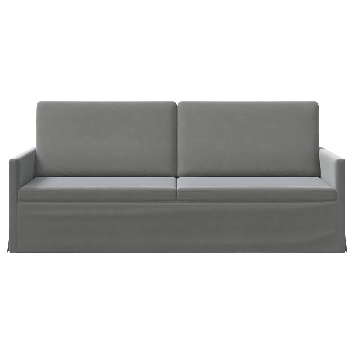vidaXL Καθιστικό 3 ατόμων Σκούρο Γκρι 190 x 81 x 82 εκ. Βελούδο