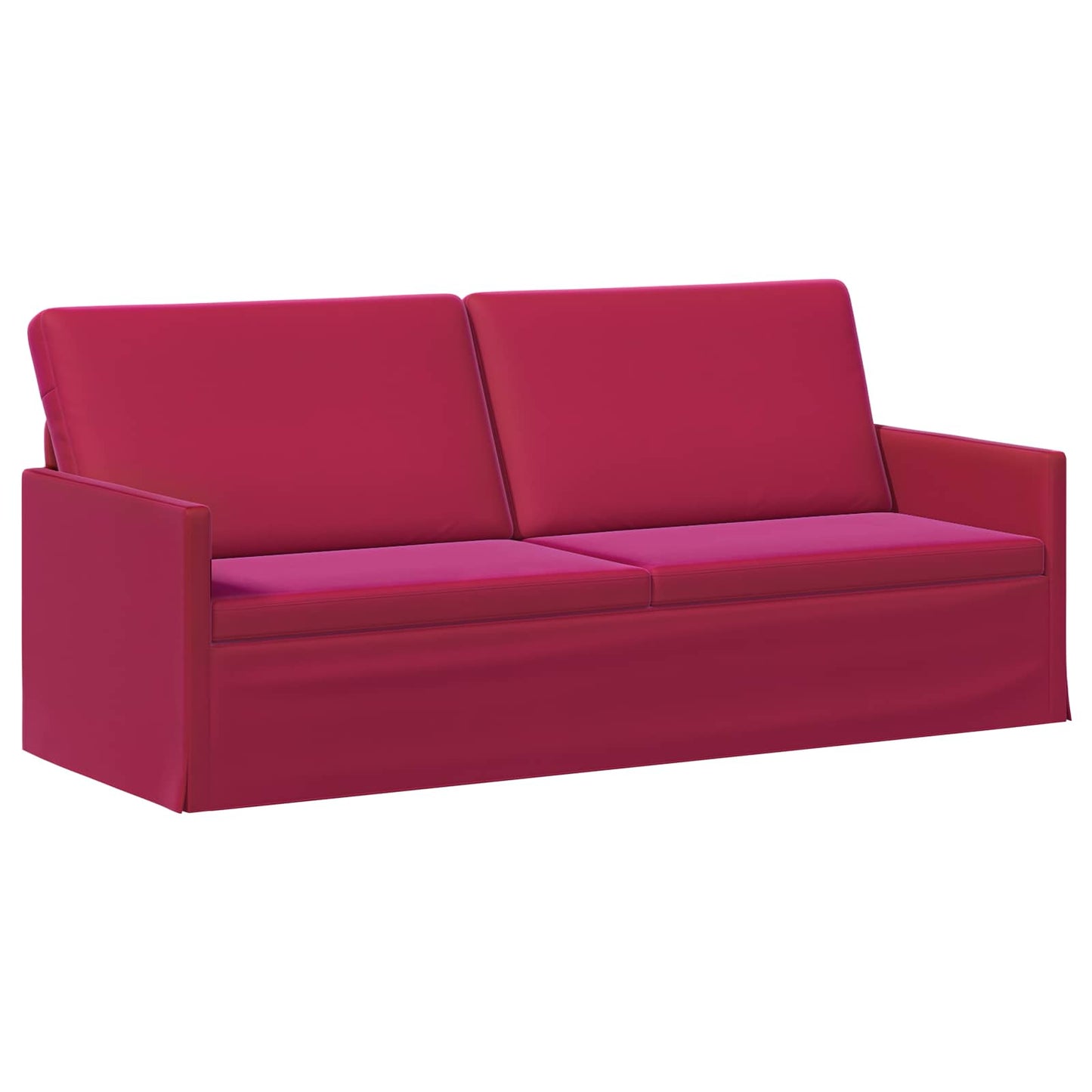 vidaXL Καθιστικό 3 ατόμων Κόκκινο 190 x 81 x 82 εκ. Βελούδο