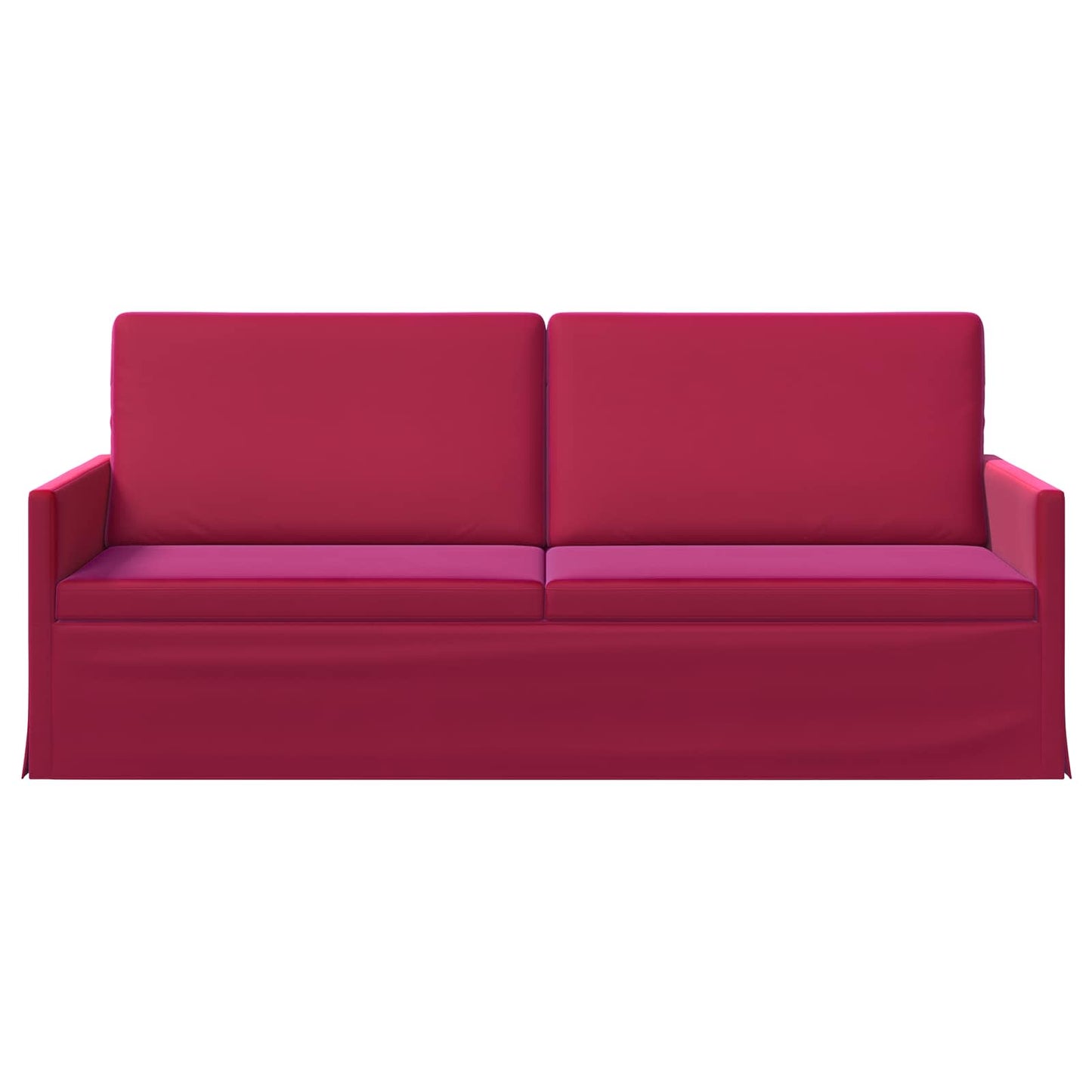 vidaXL Καθιστικό 3 ατόμων Κόκκινο 190 x 81 x 82 εκ. Βελούδο