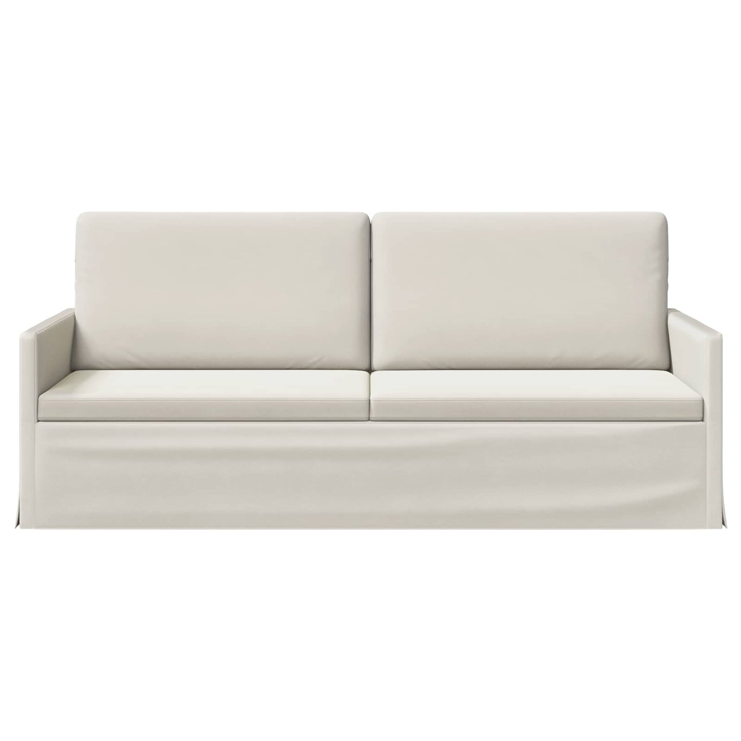 vidaXL Καθιστικό 3 ατόμων Κρεμ 190 x 81 x 82 εκ. Βελούδο