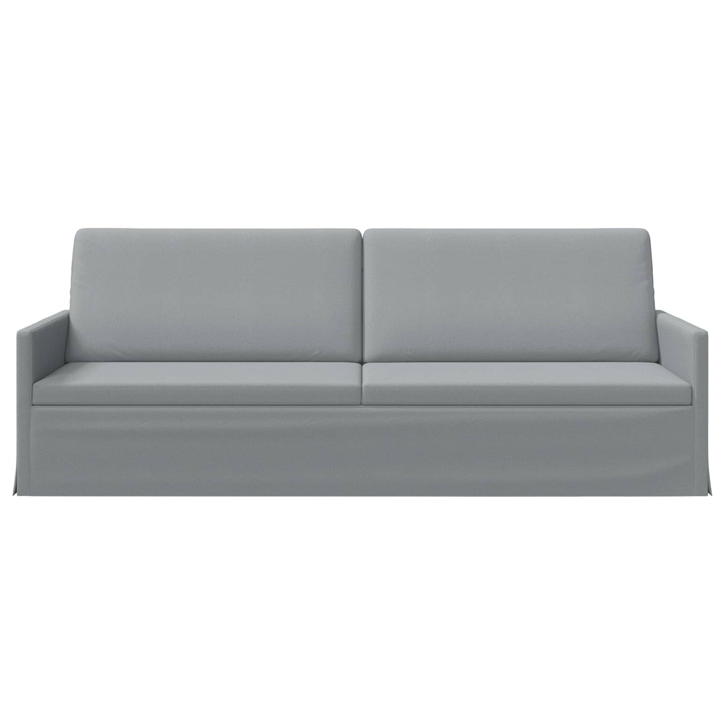 vidaXL Καθιστικό 3 ατόμων Ανοιχτό γκρι 220 x 81 x 82 εκ. Ύφασμα