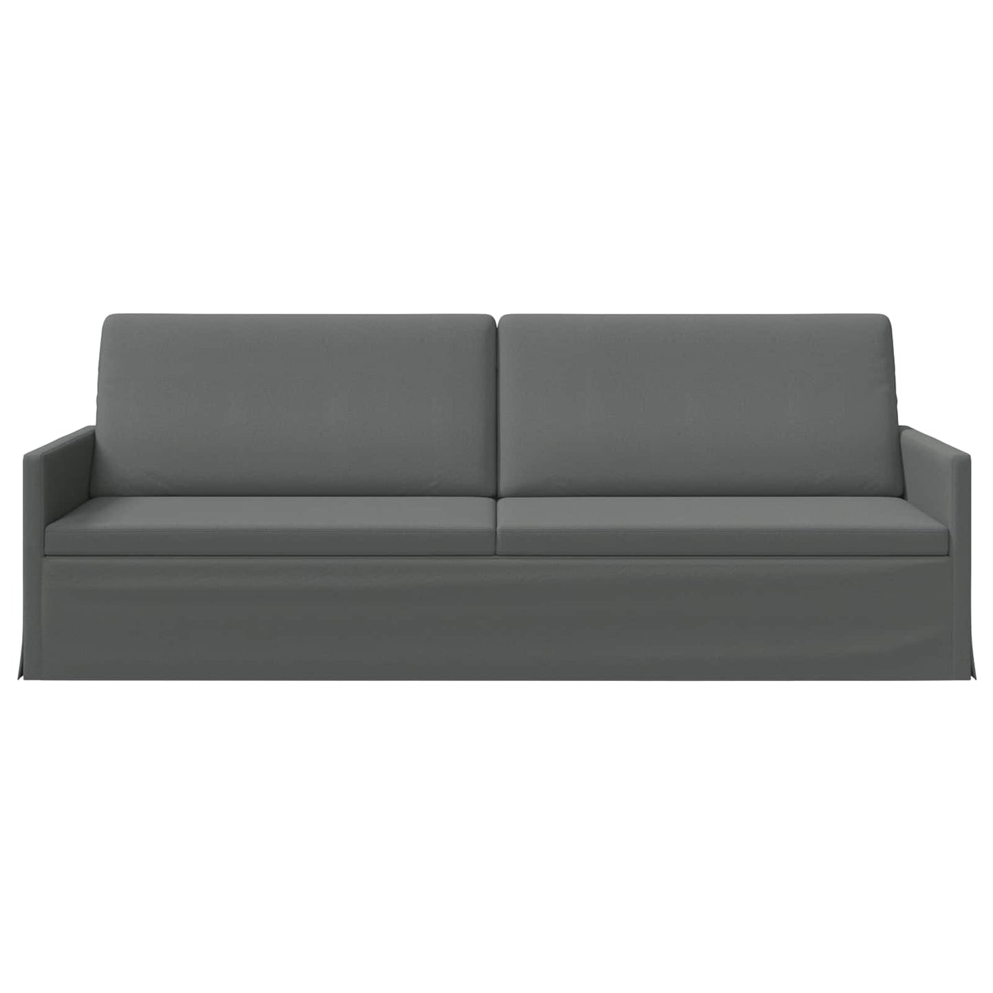 vidaXL Καθιστικό 3 ατόμων Σκούρο Γκρι 220 x 81 x 82 εκ. Ύφασμα