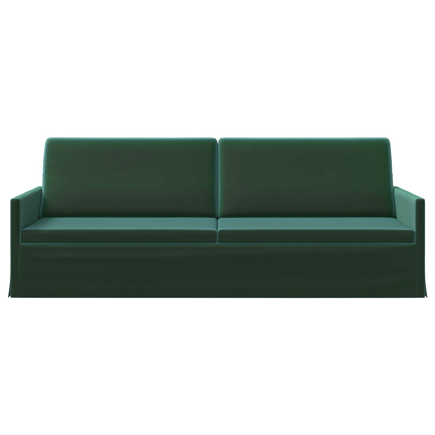 vidaXL Καθιστικό 3 ατόμων Σκούρο Πράσινο 220 x 81 x 82 εκ. Βελούδο