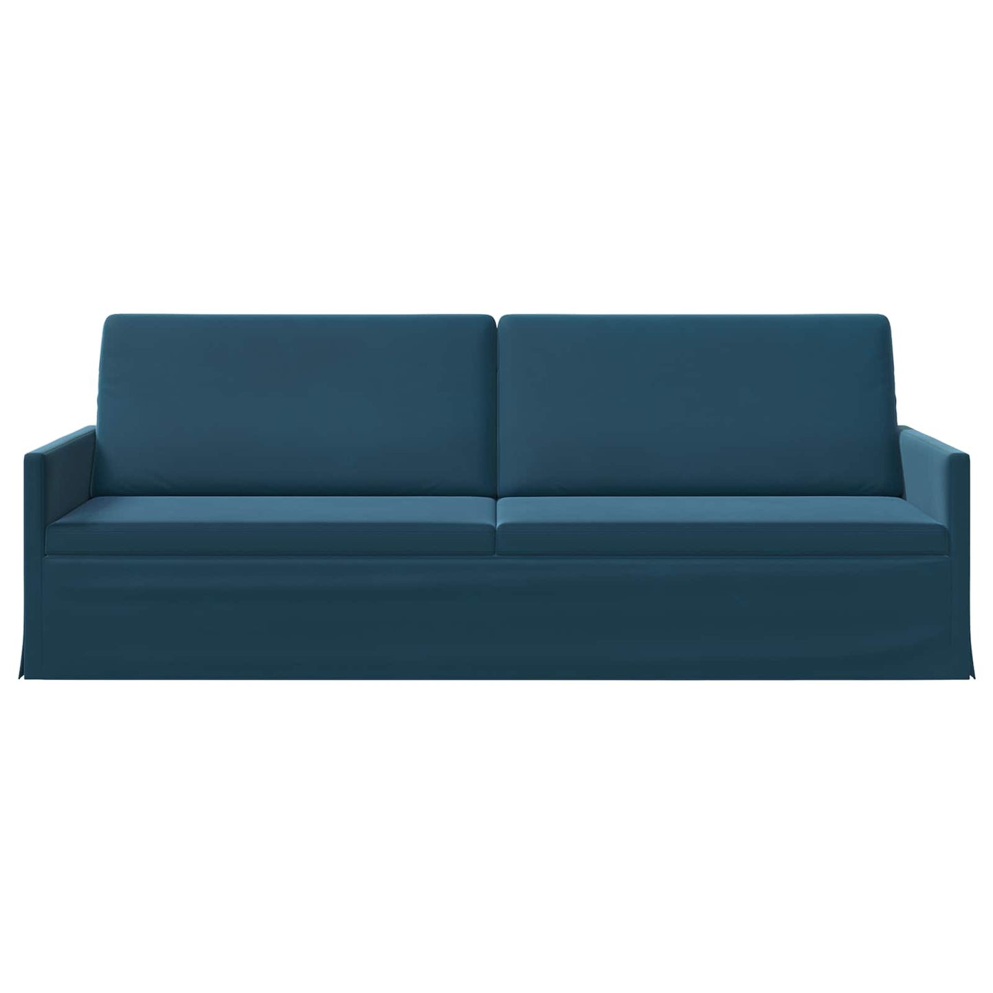 vidaXL Καθιστικό 3 ατόμων Μπλε 220 x 81 x 82 εκ. Βελούδο