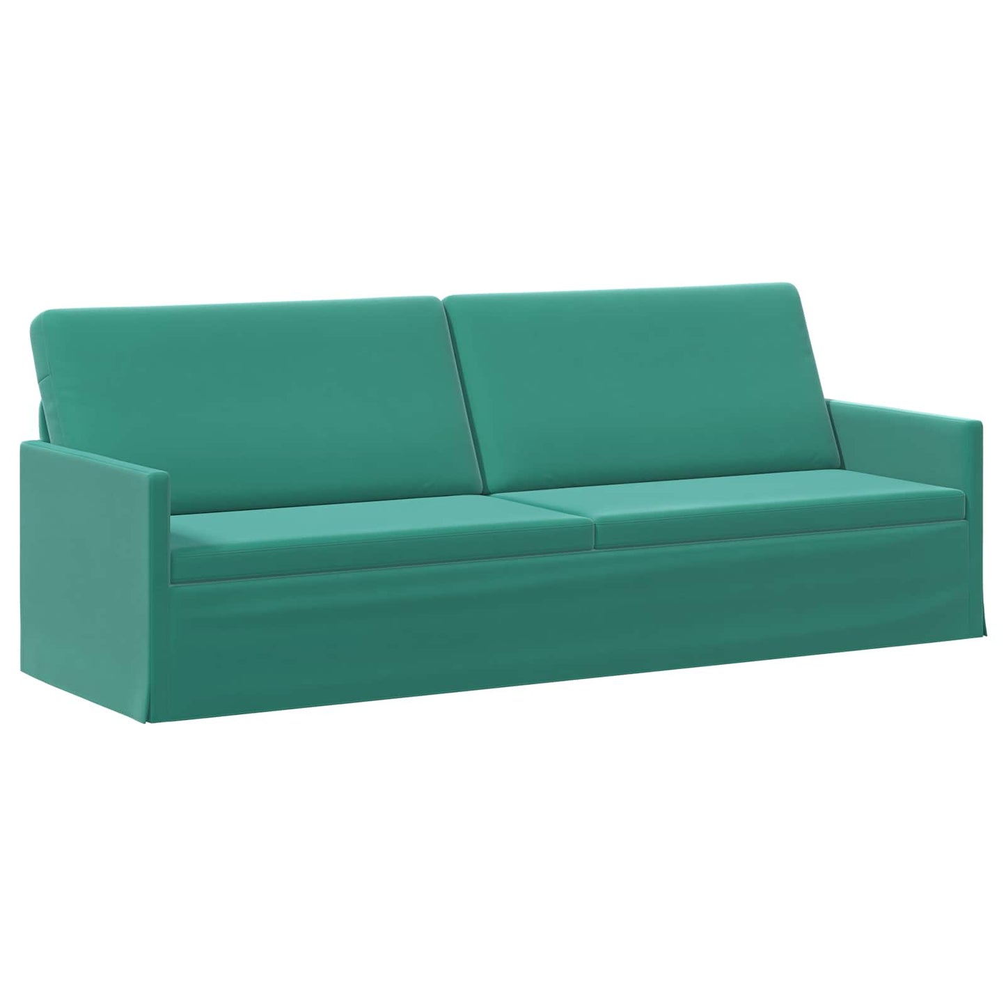 vidaXL Καθιστικό 3 ατόμων Τιρκουάζ 220 x 81 x 82 εκ. Βελούδο