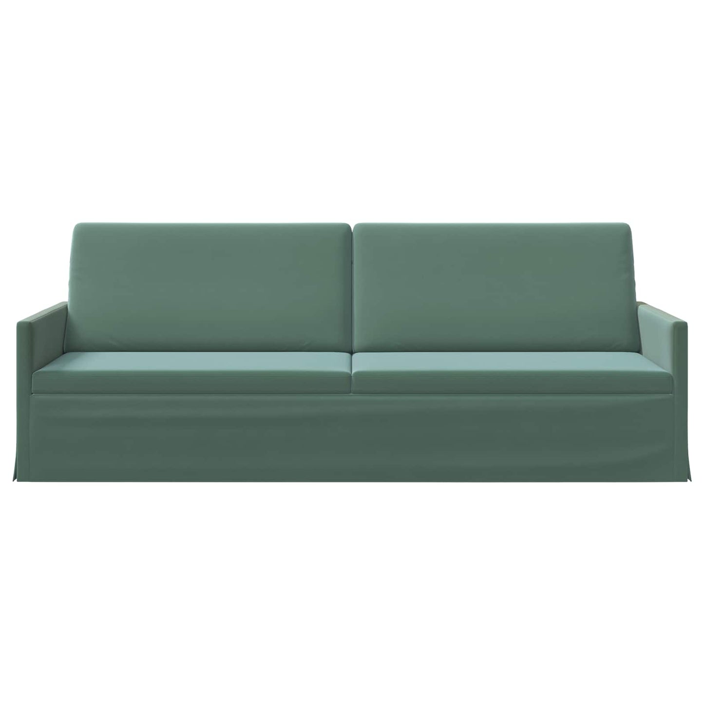 vidaXL Καθιστικό 3 ατόμων Θαλασσί 220 x 81 x 82 εκ. Βελούδο